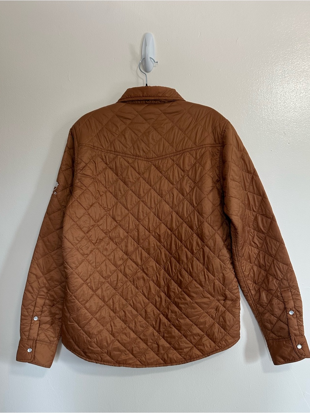 Criquet - Quilted Shacket, Chestnut Tan, Men's Size Small - Picture 2 of 9